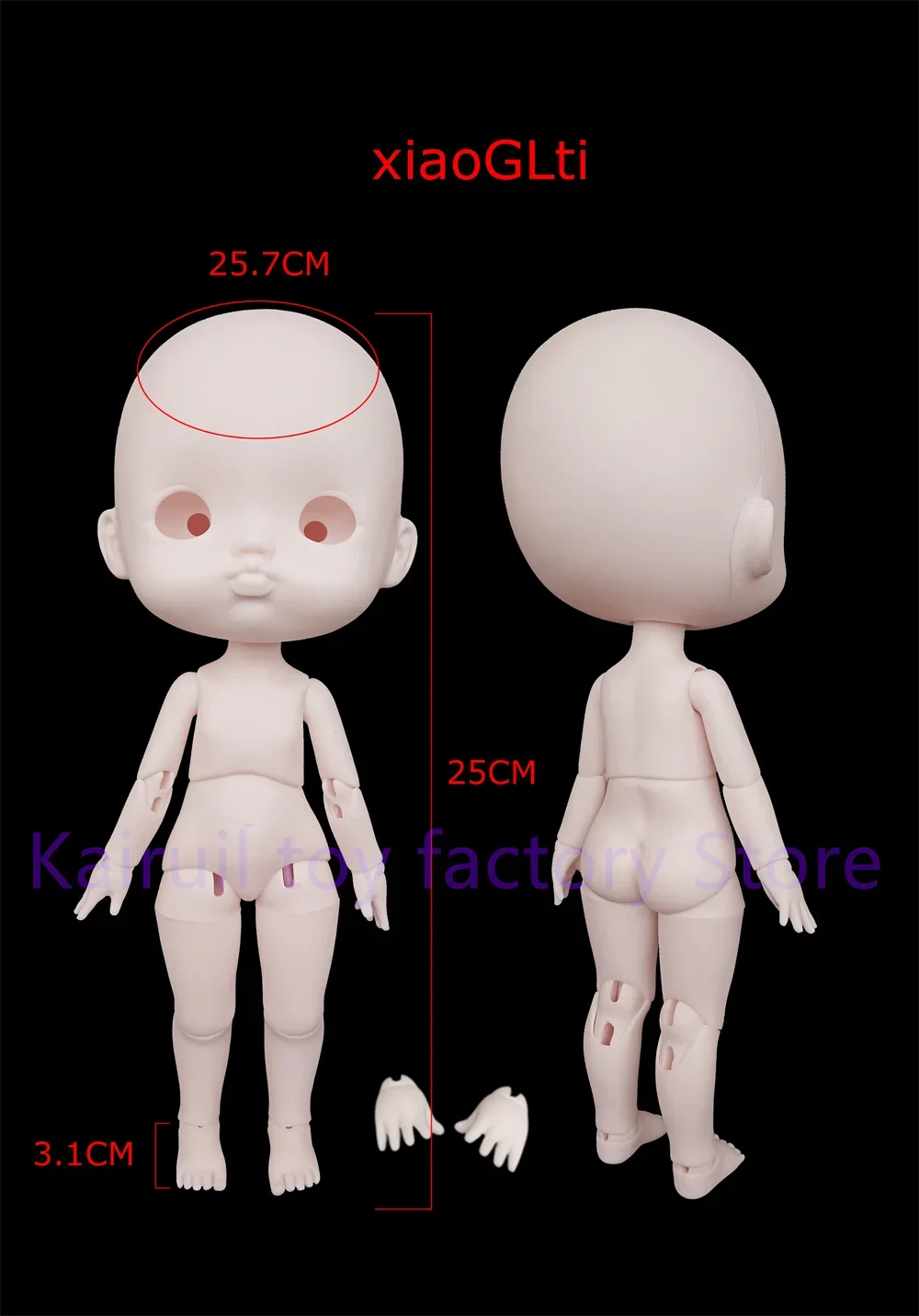 2024 Nieuwe SD BJd pop 1/6-zhuzhubao 25 cm hoog meisje hars art model speelgoed DIY make up gift Meerdere inventaris Gratis verzending