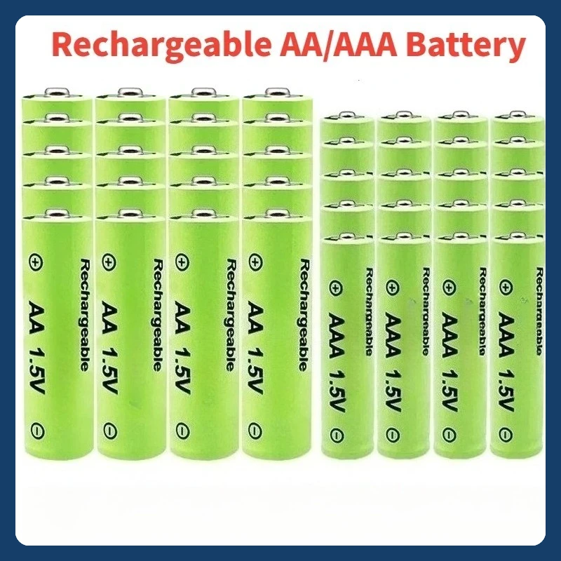 

High Capacity 1.5V AA+ AAA Rechargeable Batteries NI-MH for Torch Toys Clock MP3 Player Remote Control Game
