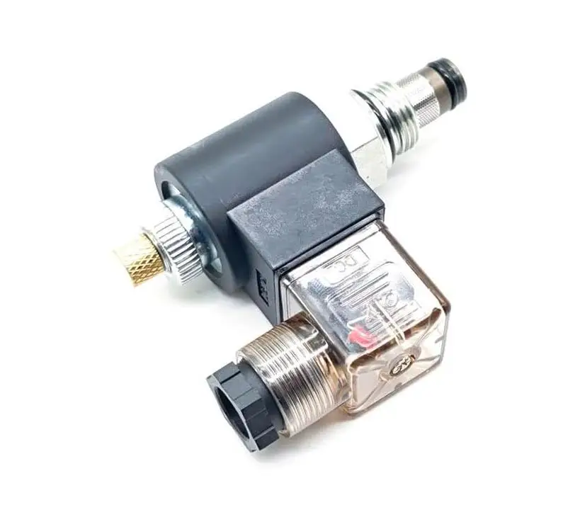 Hydraulic Threaded Cartridge Solenoid Valve 2-Position 2-Way Normally Closed DHF08-220H LSV08-2NCP-M