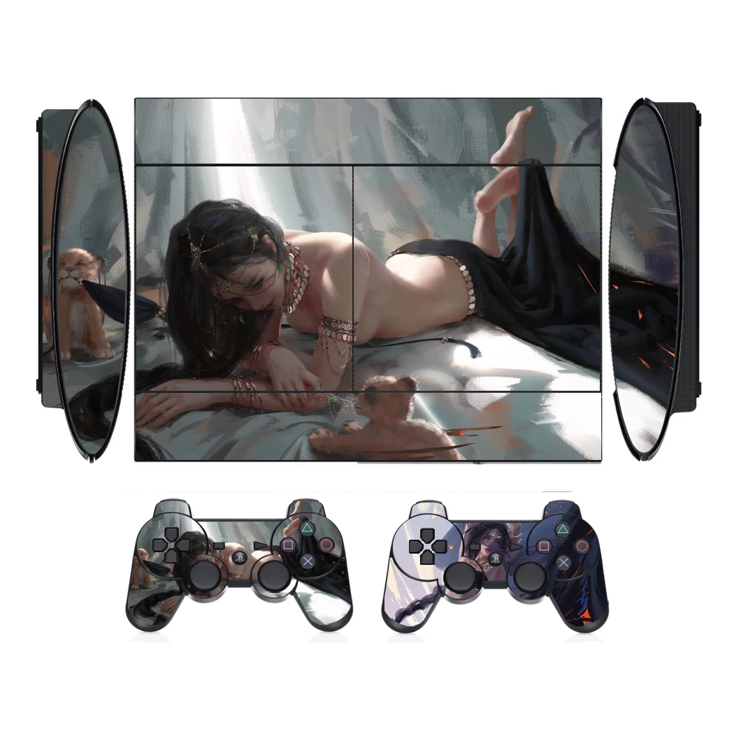 1780 Vinyl Skin Sticker Protector for Sony PS3 Super Slim and 2 Controller Skins Stickers