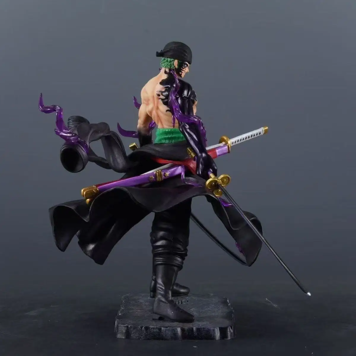 24 cm une pièce Zoro avec résonance Enma debout Anime figurines d'action faites à la main étui de bureau décoration ornement cadeau