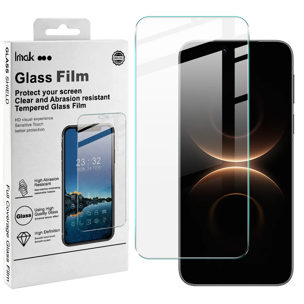 

IMAK H Tempered Glass for Huawei Mate 80 Pro Max Mate80 RS Screen Protector Film