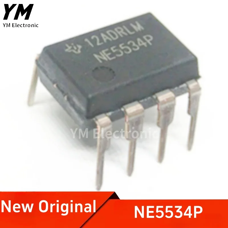 New Original NE5534P NE5534 DIP-8 Single channel high-efficiency low-noise operational amplifier