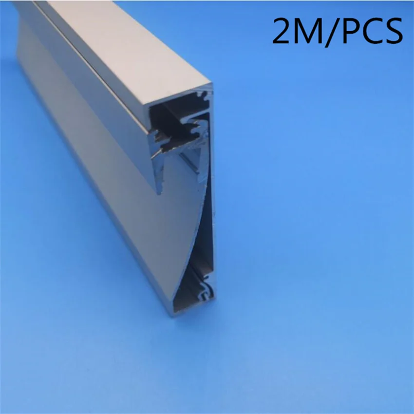 

2M/PCS Profile Skirting Line Aluminium LED Corner Slot U Shape Aluminum Profile 80*18mm Aluminum Alloy Surface Mounted