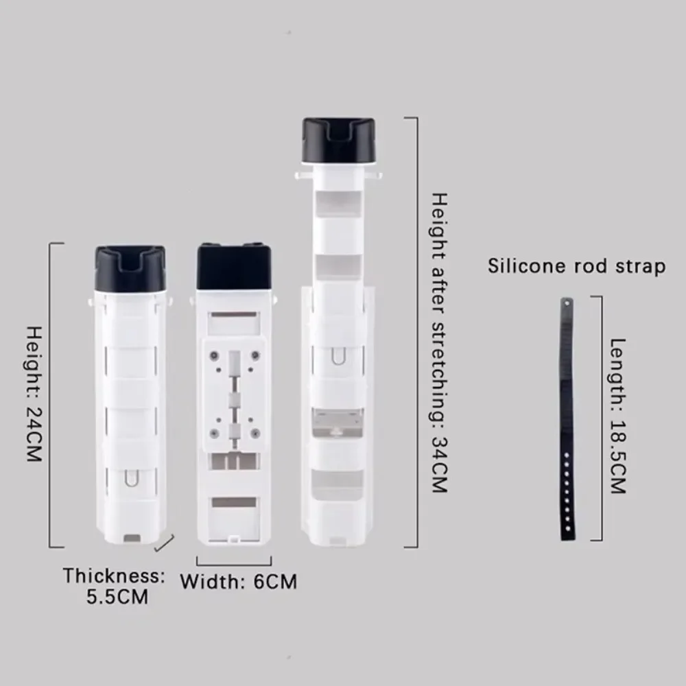 قابل للتعديل القطب أنبوب الصيد رود حامل المفاجئة تصميم انفصال الصيد برودة صندوق برميل حامل برميل قابل للتعديل #1