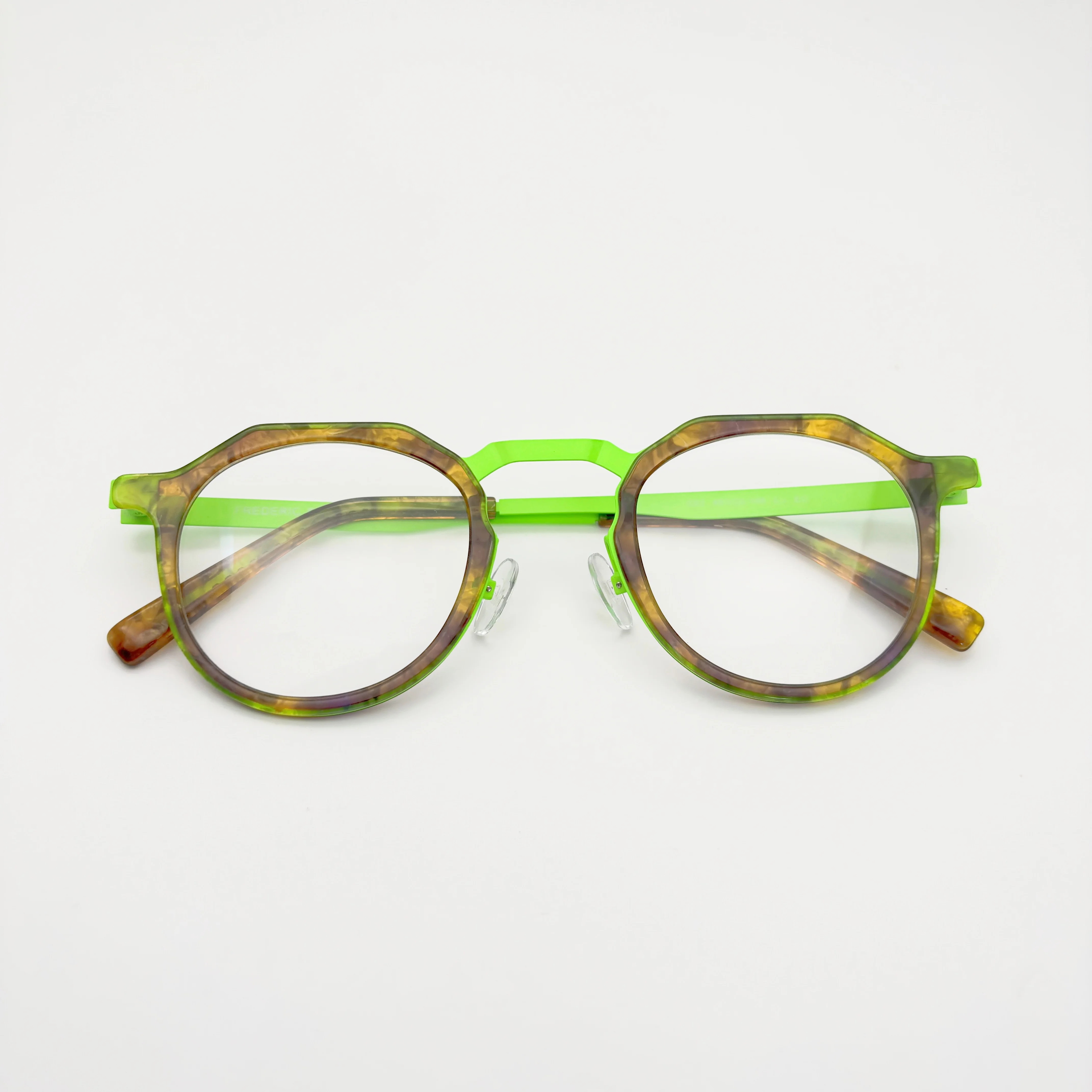 

Belight Optical Colorful Acetate With Titanium Alloy Handmade Thick Acetate Vintage Retro Eyeglasses Prescription Lens C83