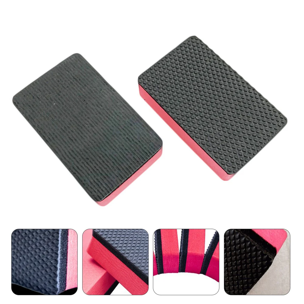 

2 Pcs Car Wash Mud Cube High Density Sponge Accessories Beauty Sponges Absorbent Cleaning Block Tool Washing Glass