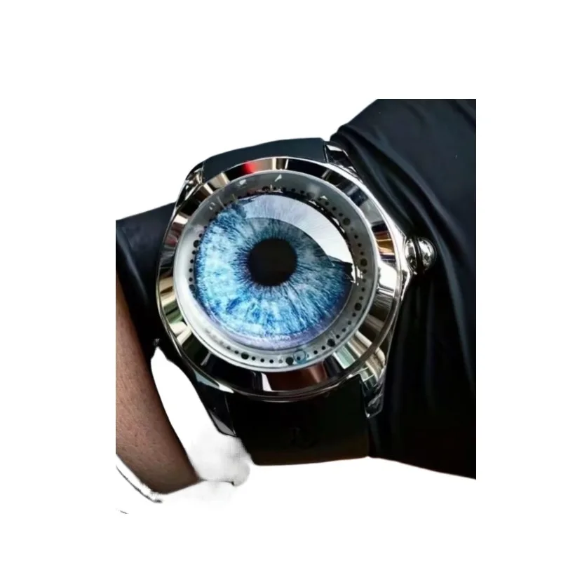 Mechanical watch niche bubble concept mechanical watch blue planet men's watch imported movement