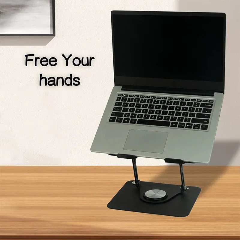 

【Best-selling】New Laptop Stand With Hub 17-inch Carbon Steel Adjustable Height