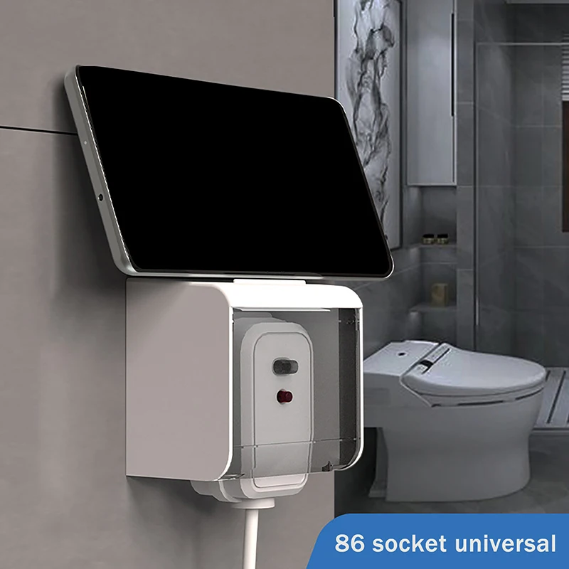 

1 шт., 86 тип, наружная водонепроницаемая крышка розетки - бытовой выключатель света, брызгозащищенный защитный экран для использования в помещении и на открытом воздухе