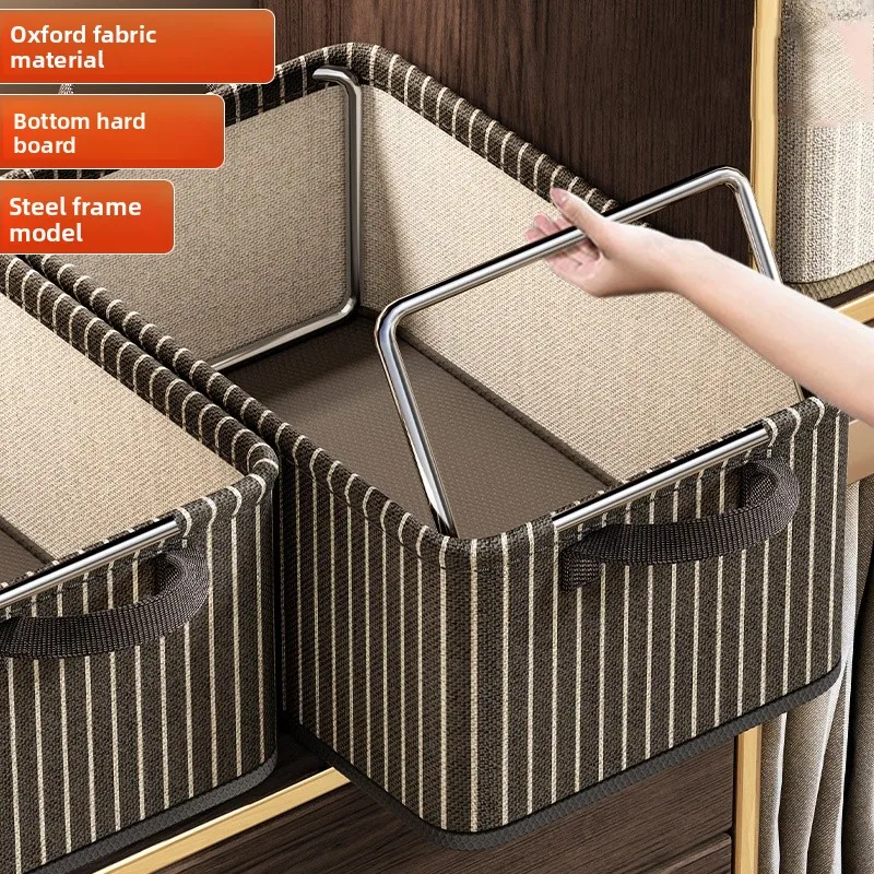 

Oxford Cloth Thickened Fabric Clothes Storage Box Drawer Type Layered Large Capacity Home Use Clothing Organizer Box