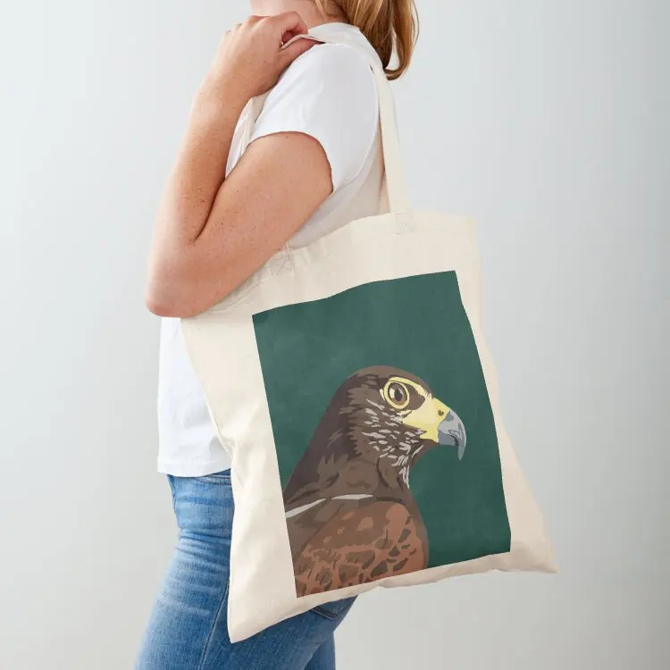 

Harris Hawk Portrait Tote Bag hand bag ladies shopper bags for women Canvas bag for women Gift bags