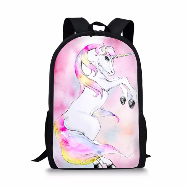 Einhorn Galaxie Planet drucken Schult aschen für Mädchen Jungen Schul rucksack Teenager täglich Tages rucksack Frauen Reisetasche Mode Bücher taschen