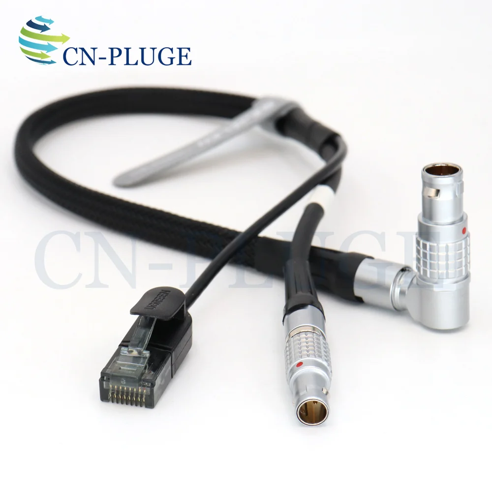ARRI ALEXA(Male) 1B 10-Pin to RJ45 Ethernet(Male) Camera Control+0B 2Pin （24V） Cable ﻿