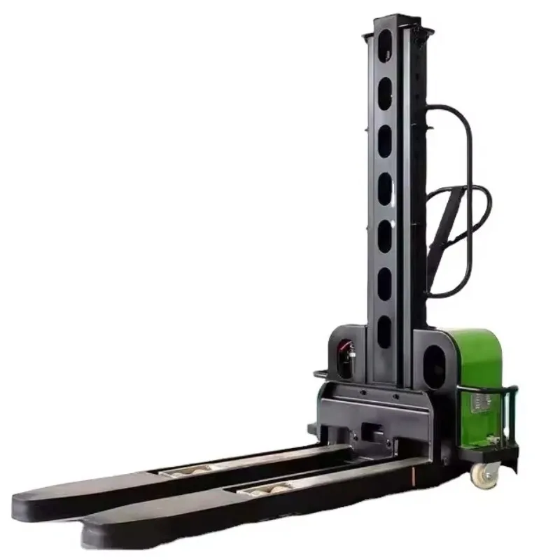 Manual Hydraulic Pallet Stacking Forklift Industrial Pallet Lifter Resistant Robust Main Frame Flexible Height Adjustment