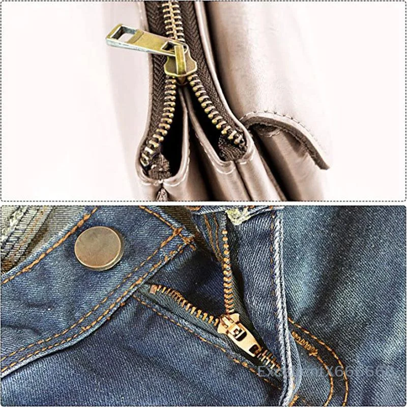 Kepala Ritsleting Logam 20 Bagian Canggih untuk Restorasi Pakaian dan Koper DIY