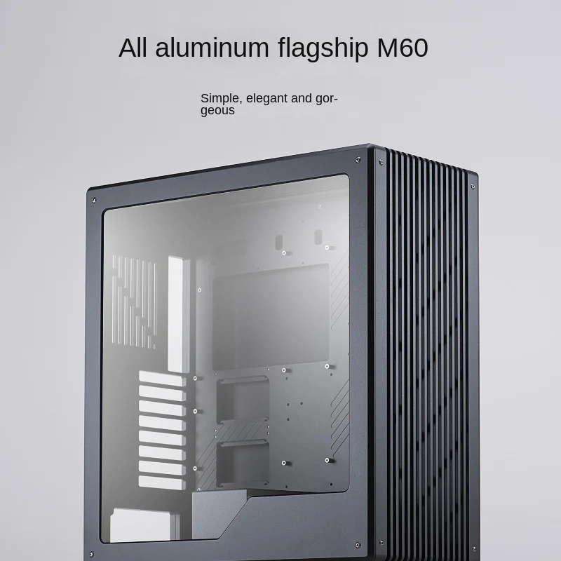 M60 aluminum alloy computer all aluminum chassis