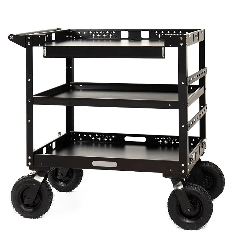Multi-layer Heavy-duty Trolley Equipment Tool Car Monitor Crew Material Mobile Director Car Film and Television Storage