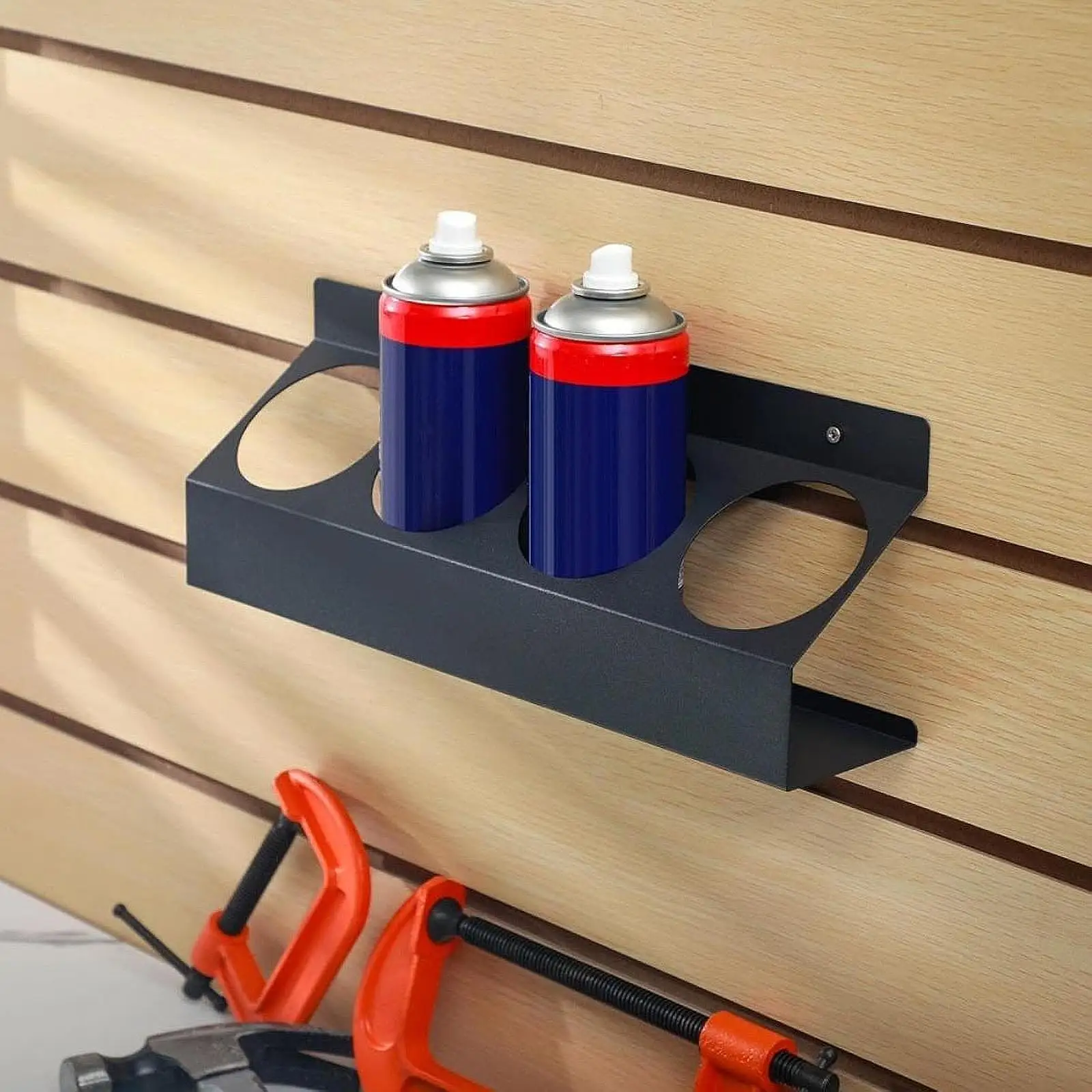 Spray Can Holder Wall Mounted Aerosol Can Holder for Home Trailer Shop