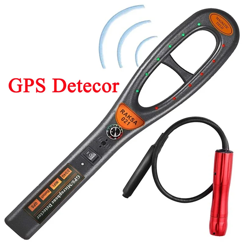 

Rak-sa 021 Handheld Security Scanner Wireless Car GPS Signal Detector for Magnet and Detect Wireless RF Signal Detector