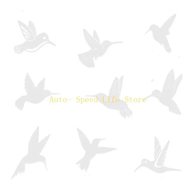 02DA 9Pcs/set Good Quality PET Sticker To Protect Birds From Glass Impact Accidents