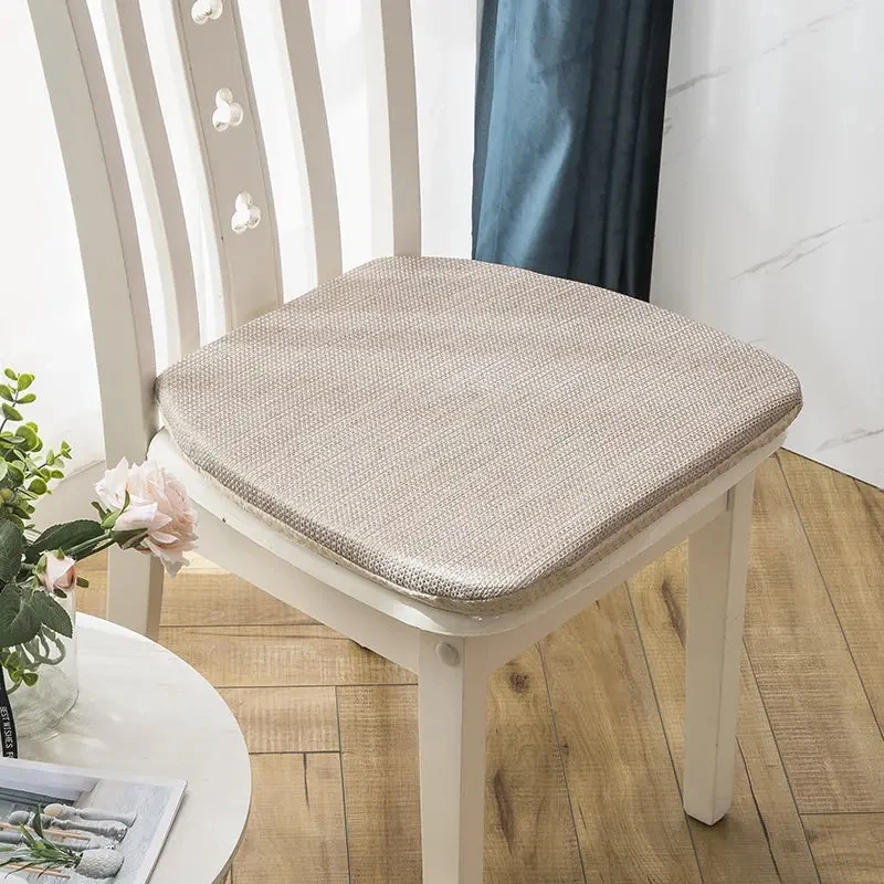 Horseshoe Shaped Seat Cushion Cotton Linen Material Memory Cotton Cushion Sitting For A Long Time Without Collapsing 40cm