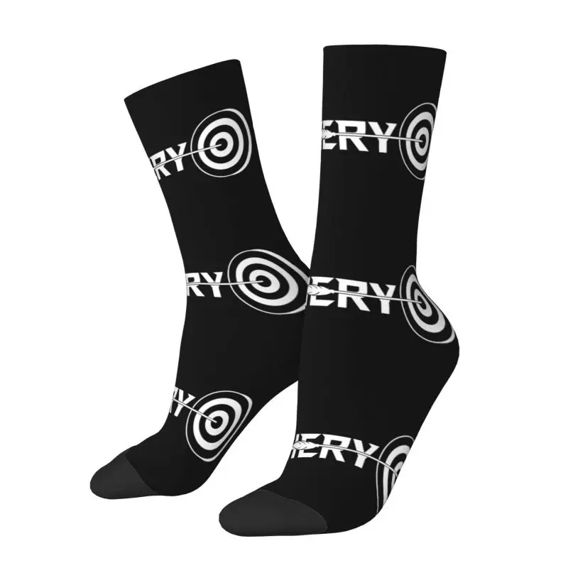 Custom Archery Archer Lover Men's Crew Socks Unisex Fashion Hunting Sport Spring Summer Autumn Winter Dress Socks