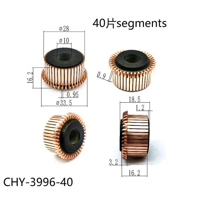 28*10*16.2*40P Commutator Chy-3996-40