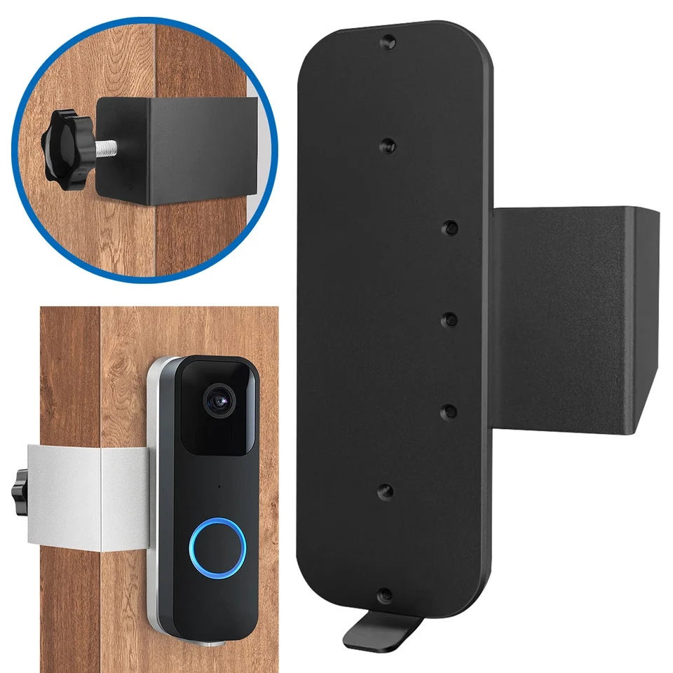 6 Soportes Adhesivos Para Timbre Sin Taladrar | Compatible Con Ring Video Doorbell 2024 | Almohadillas De 3M Para Pared, Madera Y Metal | Versión Fuerte