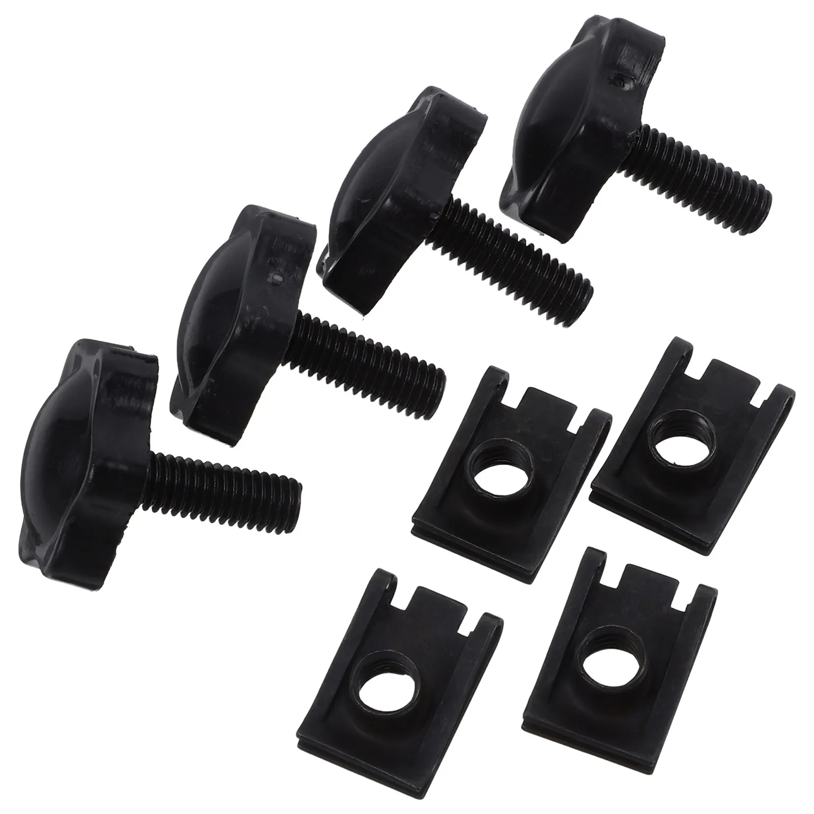 

4Pcs Motorcycle Saddlebag Mounting Screw Kit Anti-Theft Locking Star Knobs with Textured Grip for Easy Installation Saddlebag