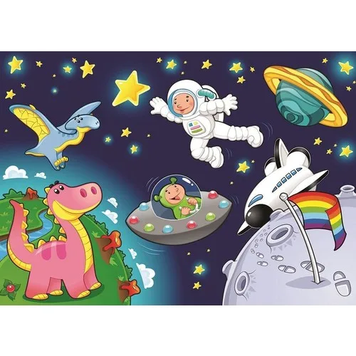 Art Child Puzzle Astronaut and Mini Pegasus 24 + 35 Piece Jigsaw Puzzle