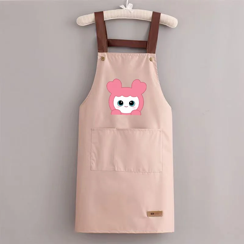 Kpop Idol TWICE Kitchen Apron Ladies Men Home Aprons Cute Wipeable Oil Resistant Baking BBQ Restaurant Cafe Aprons FANS Gifts - view 2