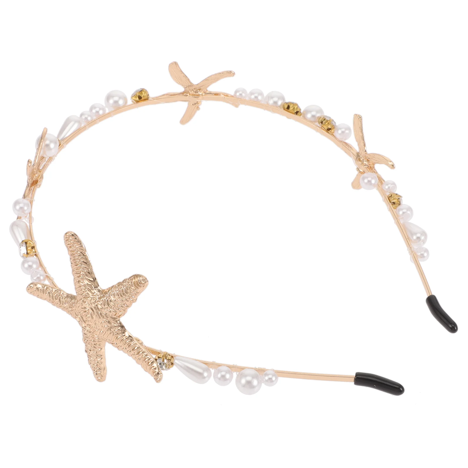 Headband for Women Fashion Korean Wedding Sea Star Hair Hoop Bridal Manmade Pearl