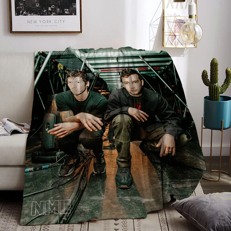 

T-twenty One Pilots Decorative Bed Blankets Sofa Summer Custom Blanket for Living Room Boho Home Decor Bedroom Decoration Throw