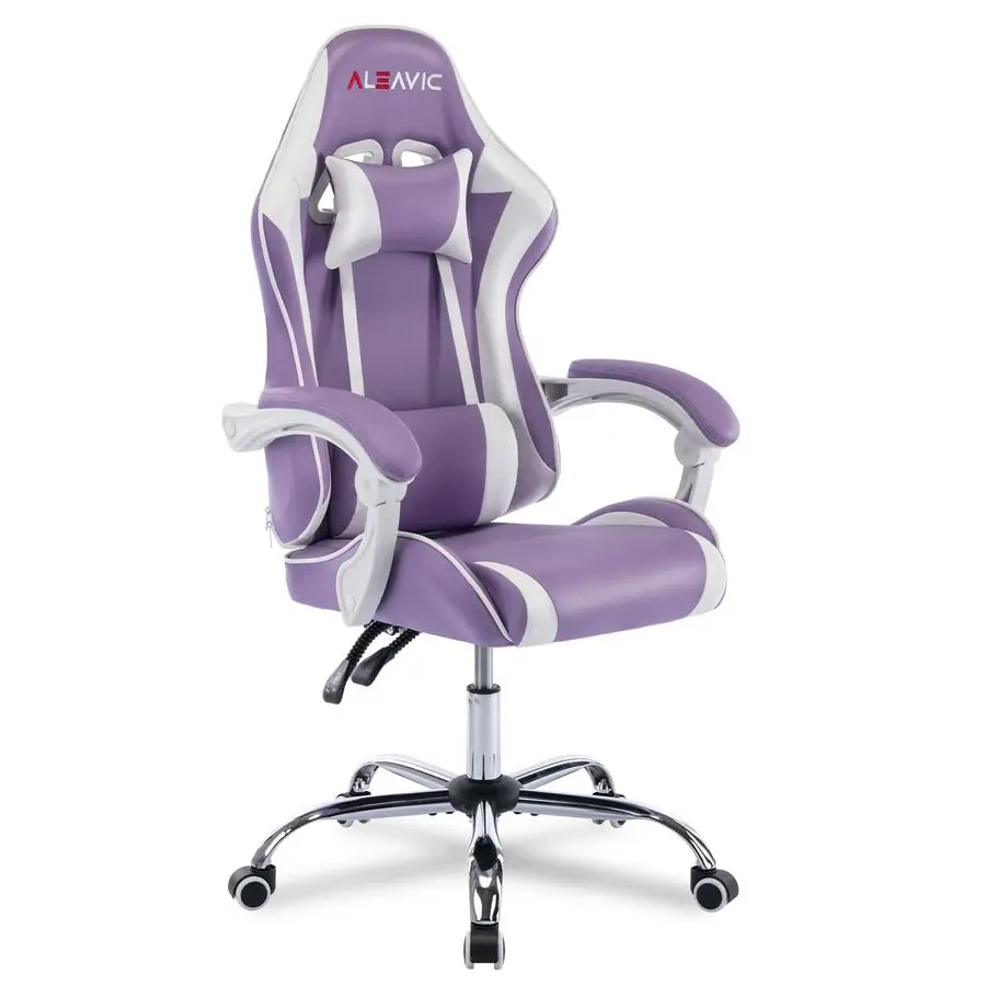 

Gaming Chair with Massager, Fabric Gaming Chairs for Adults, Ergonomic Gamer Chair with Adjustable Headrest and Lumbar Support