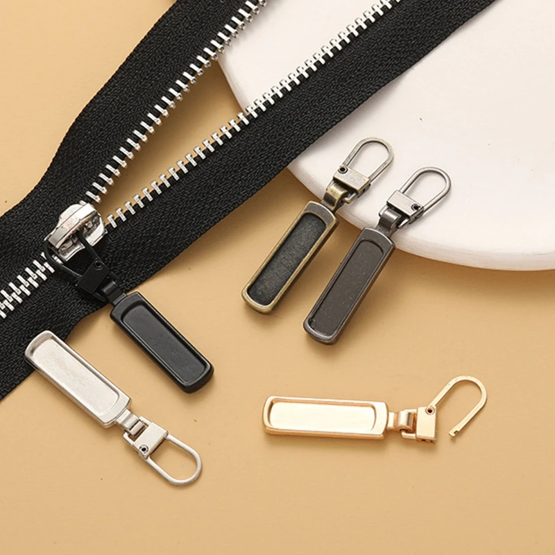 

Metal Zipper Fixer Repair Replacement Pullers Detachable Zippers Sliders for Backpack Suitcase Jacket Bags Coat