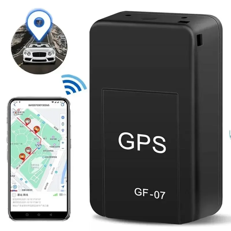 GF-07 미니 자동차 GPS 추적기, 분실 방지 장치, 실시간 GPS 추적기, 도난 방지 로케이터, SIM 메시지 포지셔너, 강력한 자석 마운트 