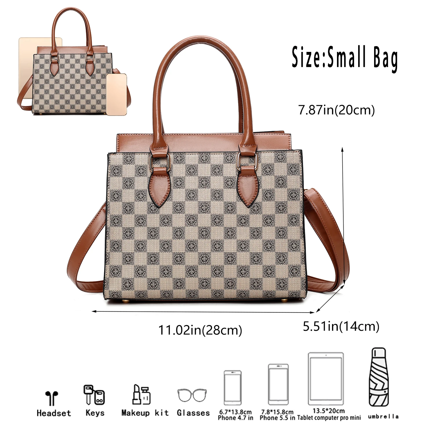 Handbags Ladies Hand Bags Business Women's Bag Work Use Shoulder Bag