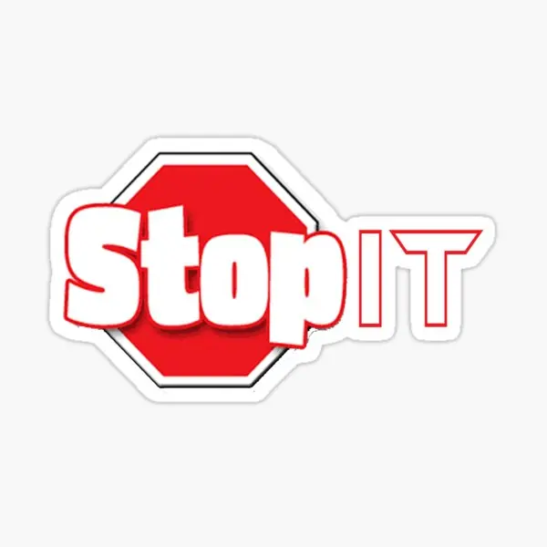 Hands Off Sticker Wall Room Door Table Off-road Car Window Bicycle Helmet Decal