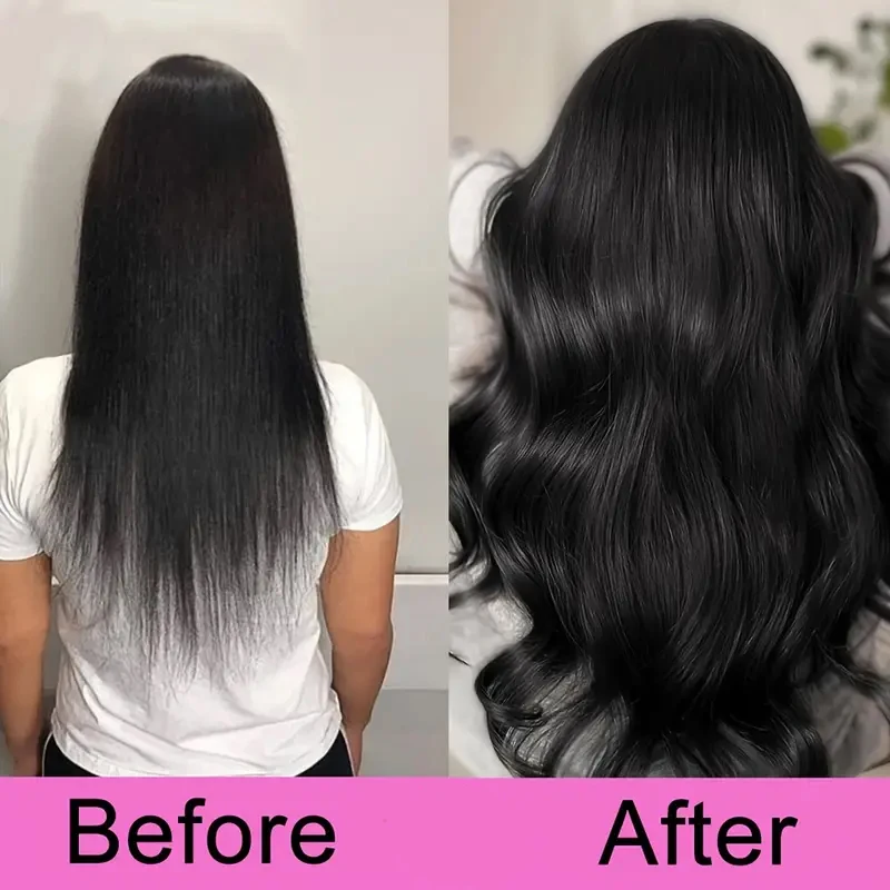 15A Body Wave doczepiane włosy naturalny czarny kolor 100% nieprzetworzone surowe ludzkie włosy doczepiane klipsy 7 sztuk/zestaw