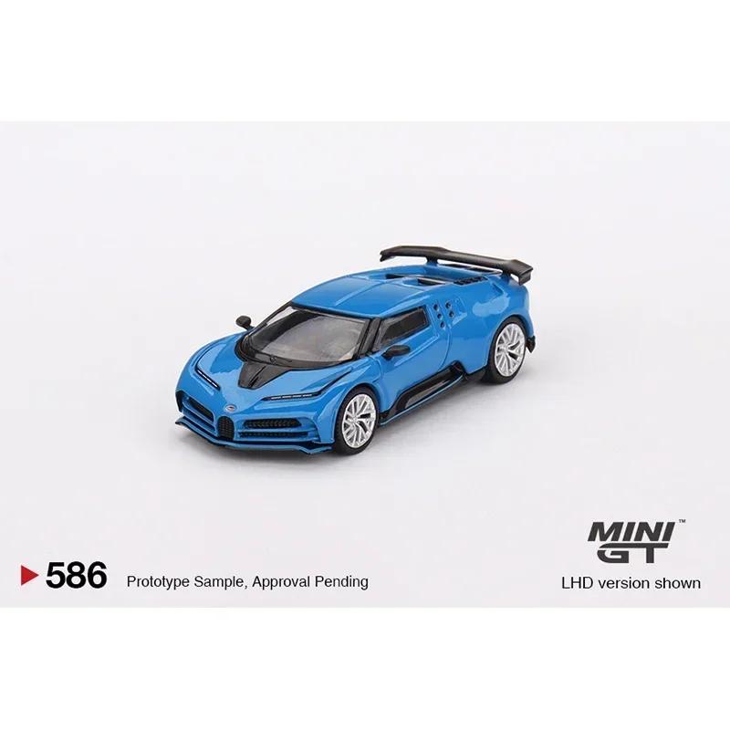  MINIGT 586 1:64 Centodieci Blue Alloy Car Model Toys Sent Within 24 Hours