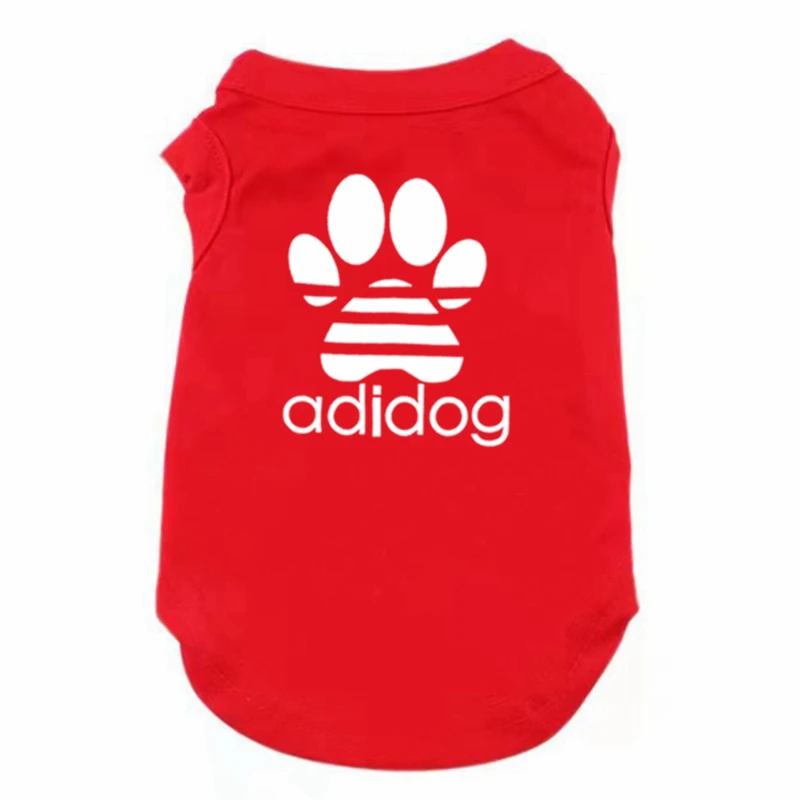 Brand Dog Summer Fashion Puppy Singlet Clothes Cotton Small Medium Pet Popular Casual Streetwear Yorkie Chihuahua Frenchie