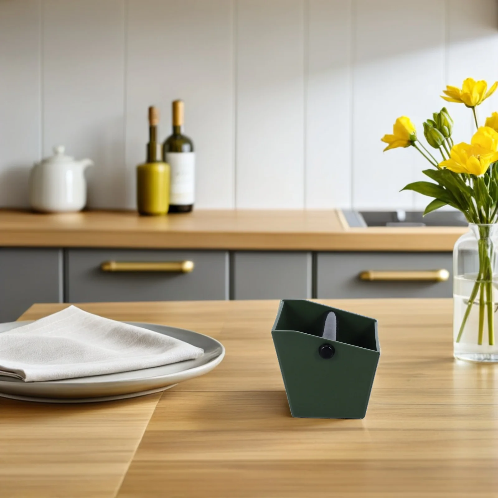 

Large Capacity For Espresso Grounds Container Detachable Design Easy Clean Reusable Coffee Station Organizer