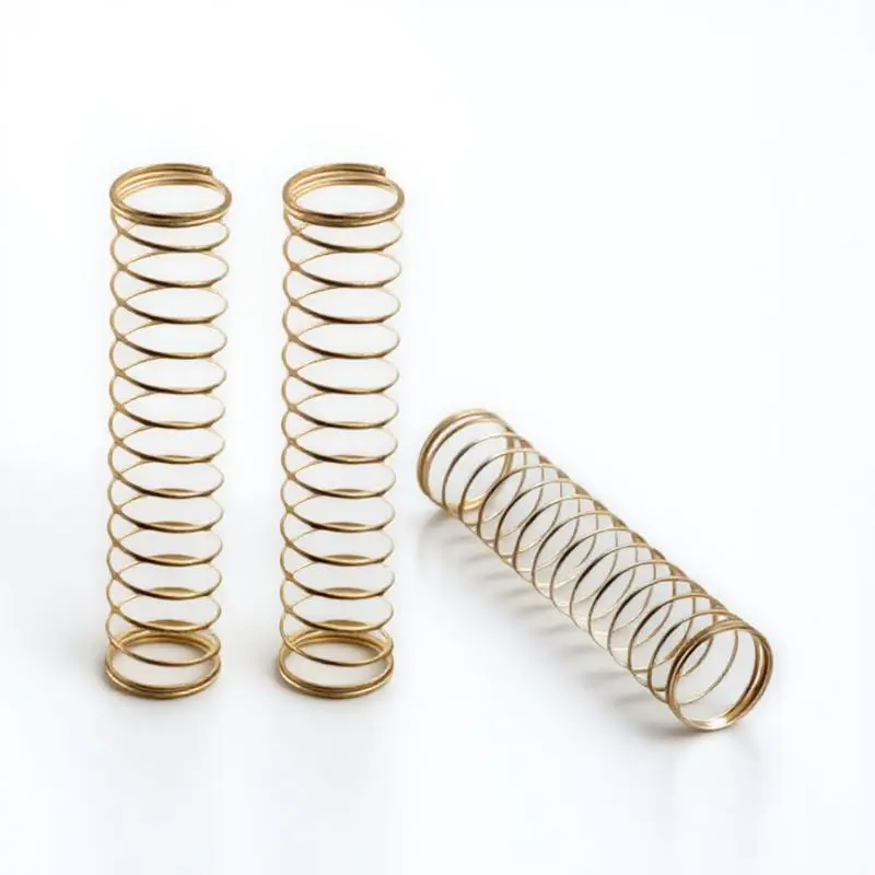 3Pcs Trumpet Springs Brass Spring for Trumpet Repairing Parts Professional Long Spring Replacement for Musical Instrument