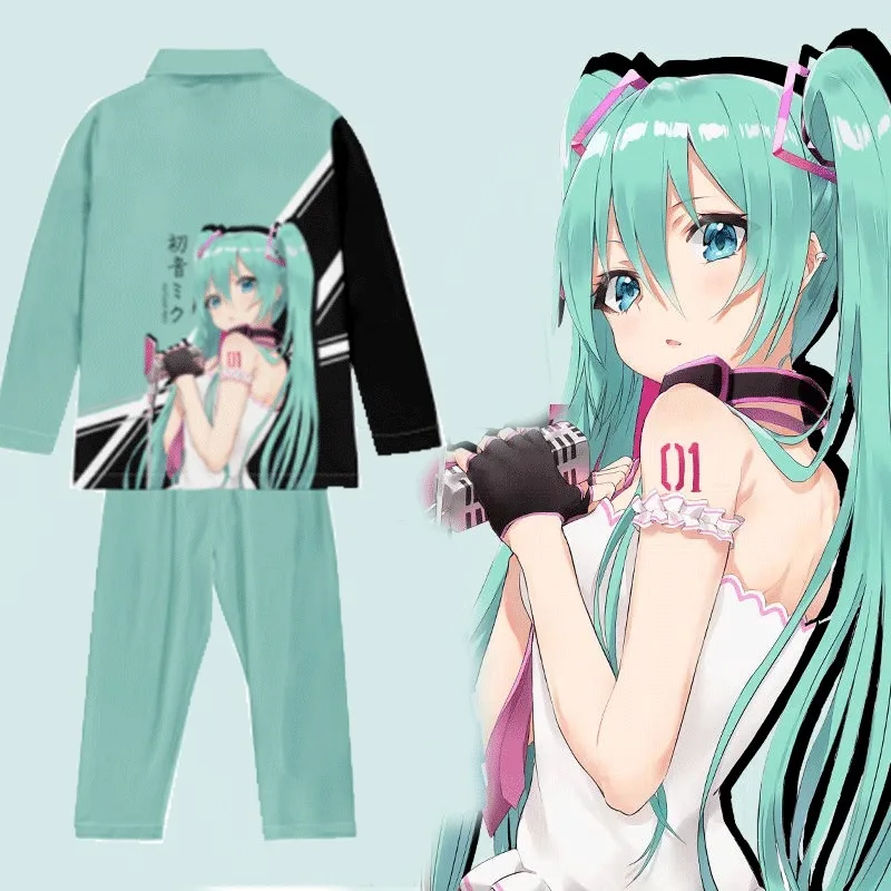 

Hatsune Miku pajamas anime two-dimensional pajama pants set Her Royal Highness Princess Onion wears cartoon home clothes