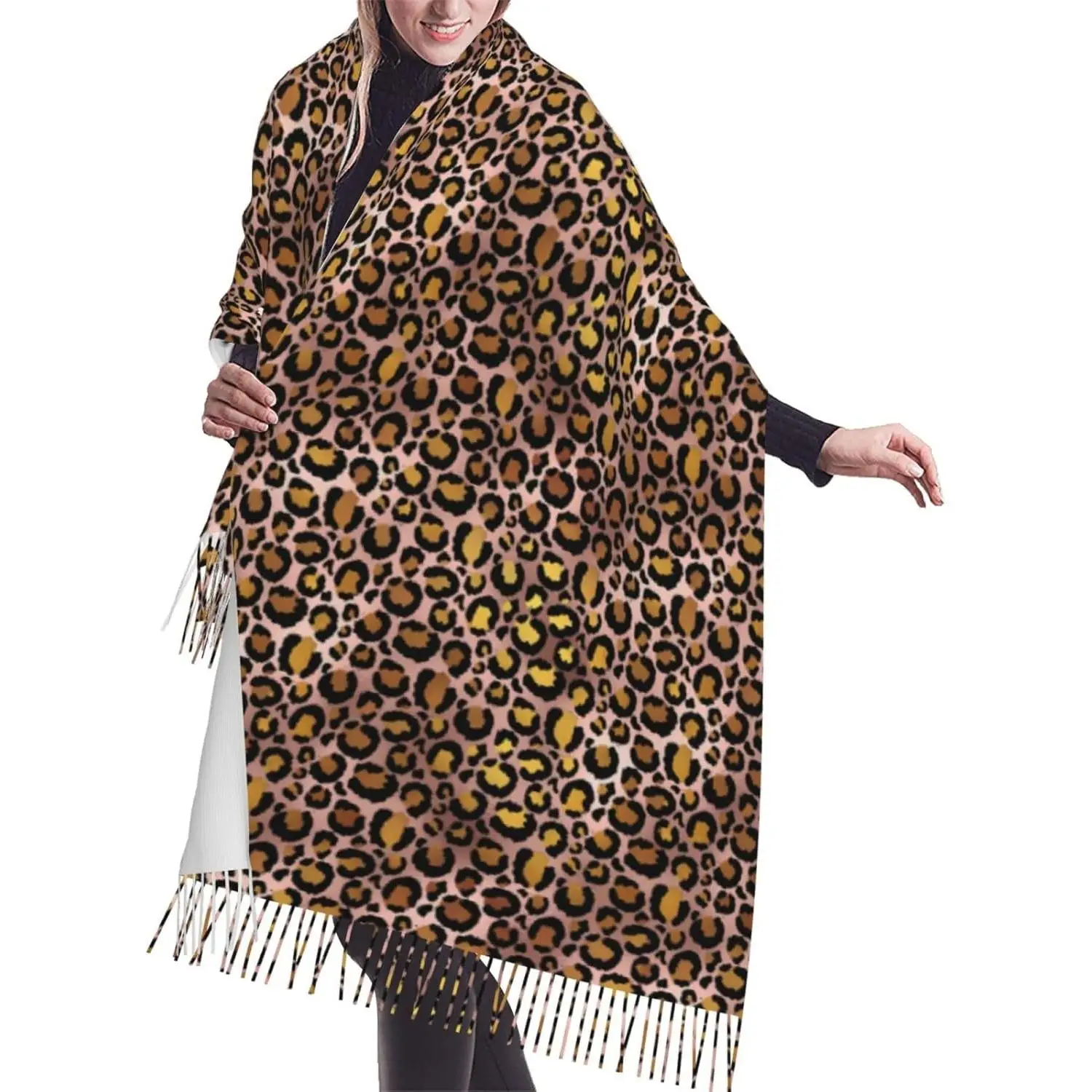 

Женская мода, кашемировый шарф с кисточкой, большой шарф, теплая праздничная шаль, шарф, шаль для подарка, женская весна-осень-зима