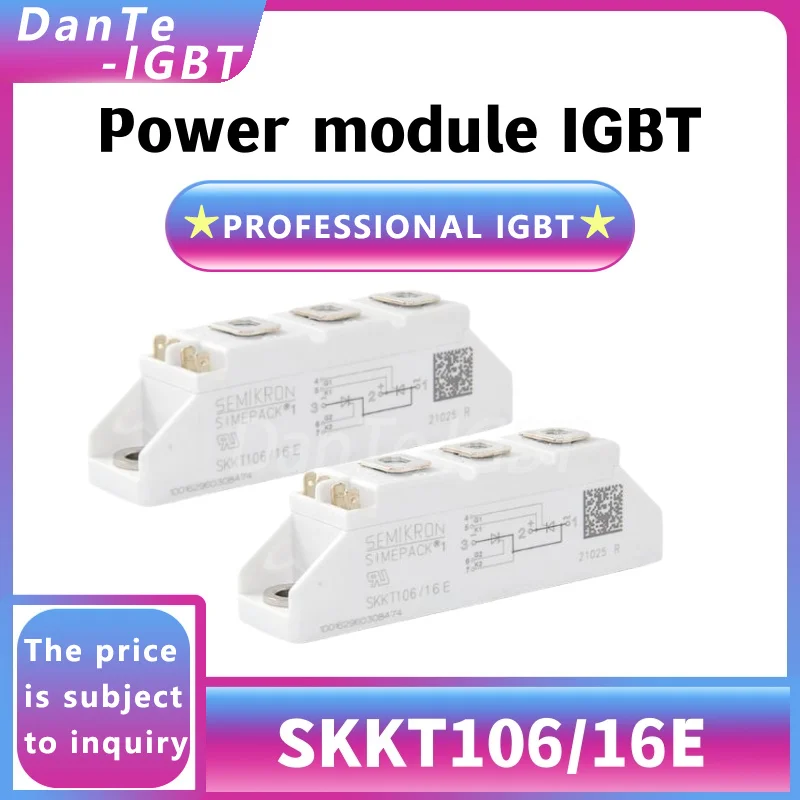 SKKT106-16E IGBT new module105/16 106/18 107/16 high power SKKT106 rectifier original spot