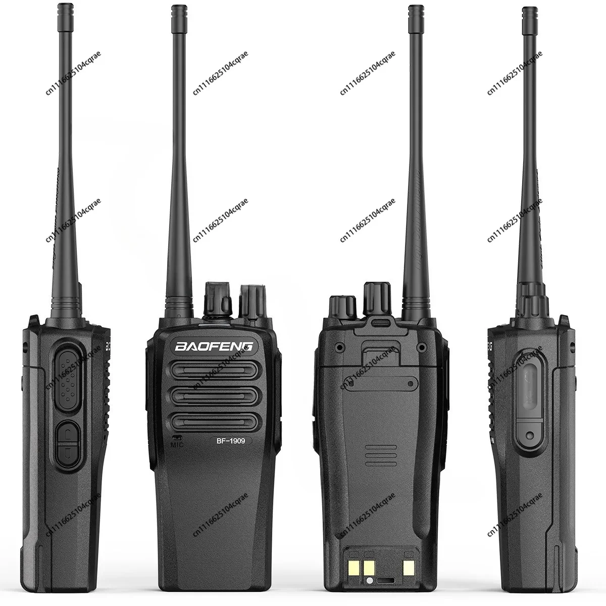 2pcs BaoFeng BF-1909 Walkie Talkie 10W High Power Professional Penetrating Radio Supports Type C Charge Long Range Powerful Port