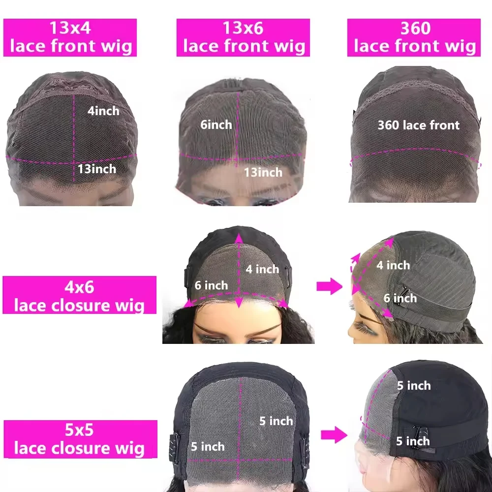 250 Density 30 40 Inch 13x6 Transparent HD Lace Frontal Body Wave Wigs Human Hair Remy 13x4 Lace Front Wig For Black Women image 6