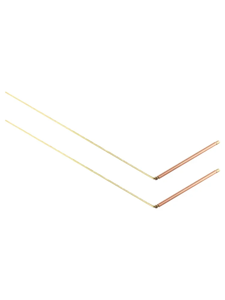 2PCS Brass Divining Rod Metal Detector For Divination/Treasure Hunting Tool For Test Measurement Tool Accessory